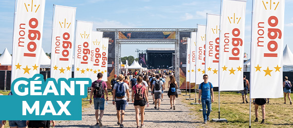 Beachflag géant MAX